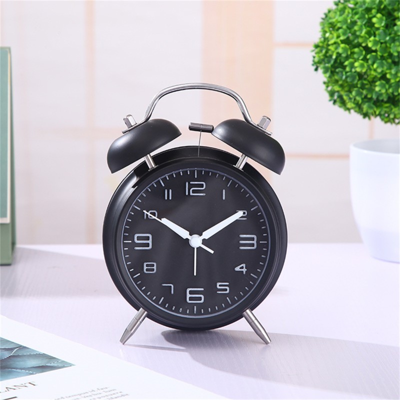 Big Twin Bell Alarm Clock, Beautiful Alarm Clock for Bedroom and Table.